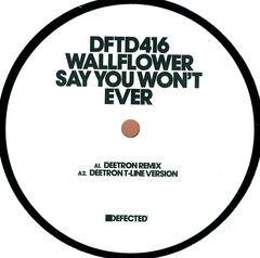 SAY YOU WON'T EVER - DEETRON RMXS