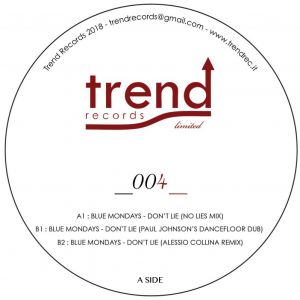 TREND RECORDS LIMITED 004 (INCL. PAUL JOHNSON RMX)