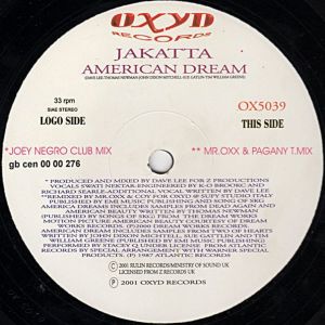 AMERICAN DREAM (INCL. JOEY NEGRO RMX)