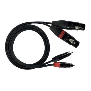 ZZIPP DZZF150 CAVO AUDIO 2 RCA 2 PRESE XLR F 1.5M