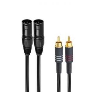 RDM C161-5 Cavo audio 2 XRL m a 2RCA m 1.5mt