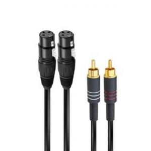 RDM C171-5 Cavo audio 2 XRL f a 2 RCA m 1.5mt