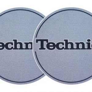 2x Slipmats Technics - blu metallizzato