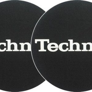 2x Slipmats Technics Logo - bianco