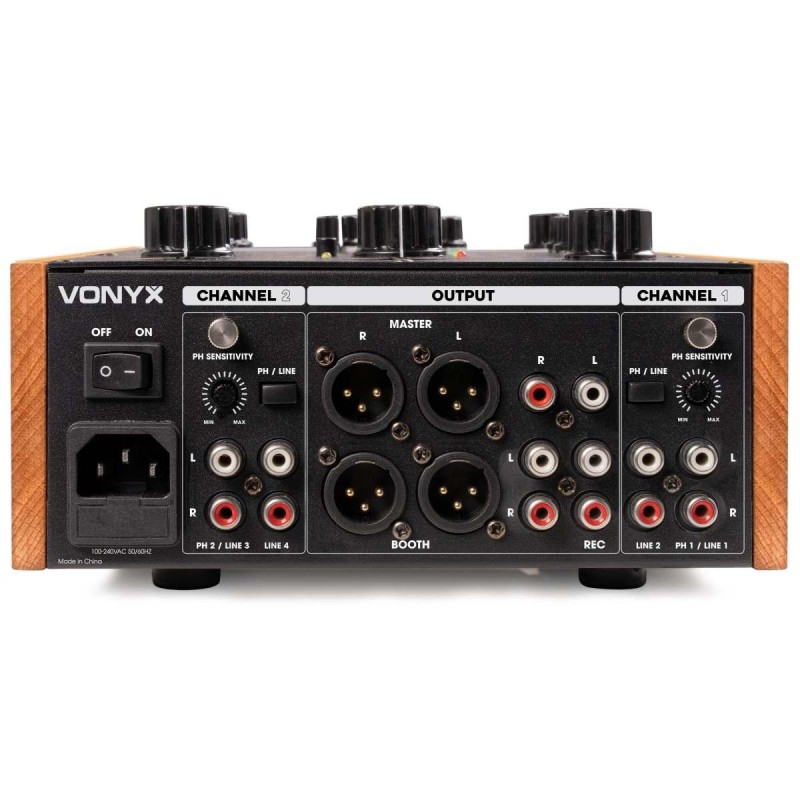 VONYX VDJ250 DJ Rotary Mixer 2ch
