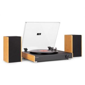 Audizio RP335BB Record Player with speakers Bamboo