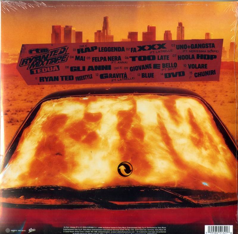 Ryan Ted (Lp Transparent Orange + Poster)