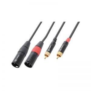 Power dynamics CX66-1 Cavo 2xXLR M-2xRCA M 1.5m