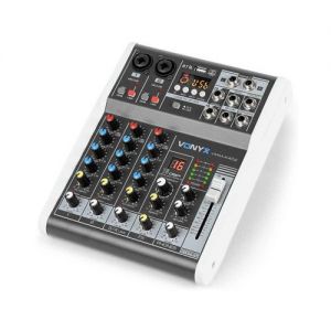 Vonyx VMM-K402 Mixer 4Ch/BT/Echo/USB Rec