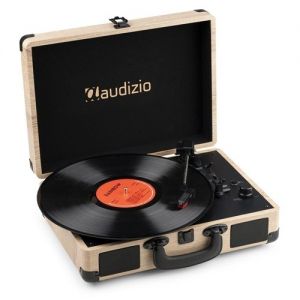 Audizio RP116LW Record Player Briefcase with BT In/Out
