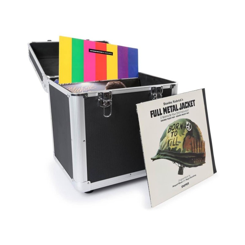 POWER DYNAMICS RC100 BLACK FLIGHT CASE PER DISCHI